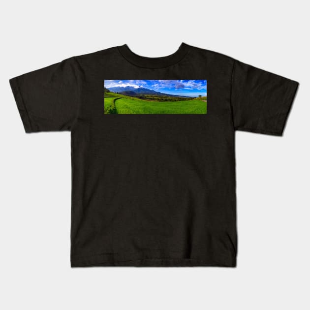 Philippine Highlands Kids T-Shirt by likbatonboot